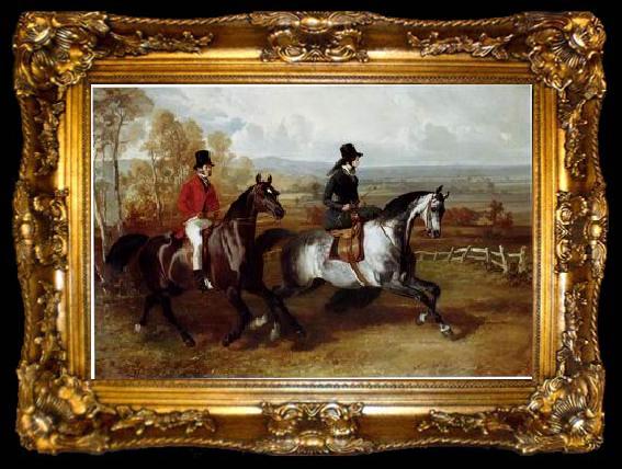 framed  unknow artist Classical hunting fox, Equestrian and Beautiful Horses, 097., ta009-2